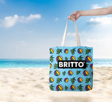 BRITTO® BEACH BAG - Limited Edition - MIAMI (BLUE)