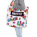 BRITTO® BEACH BAG - Limited Edition - LIVE LOVE LAUGH