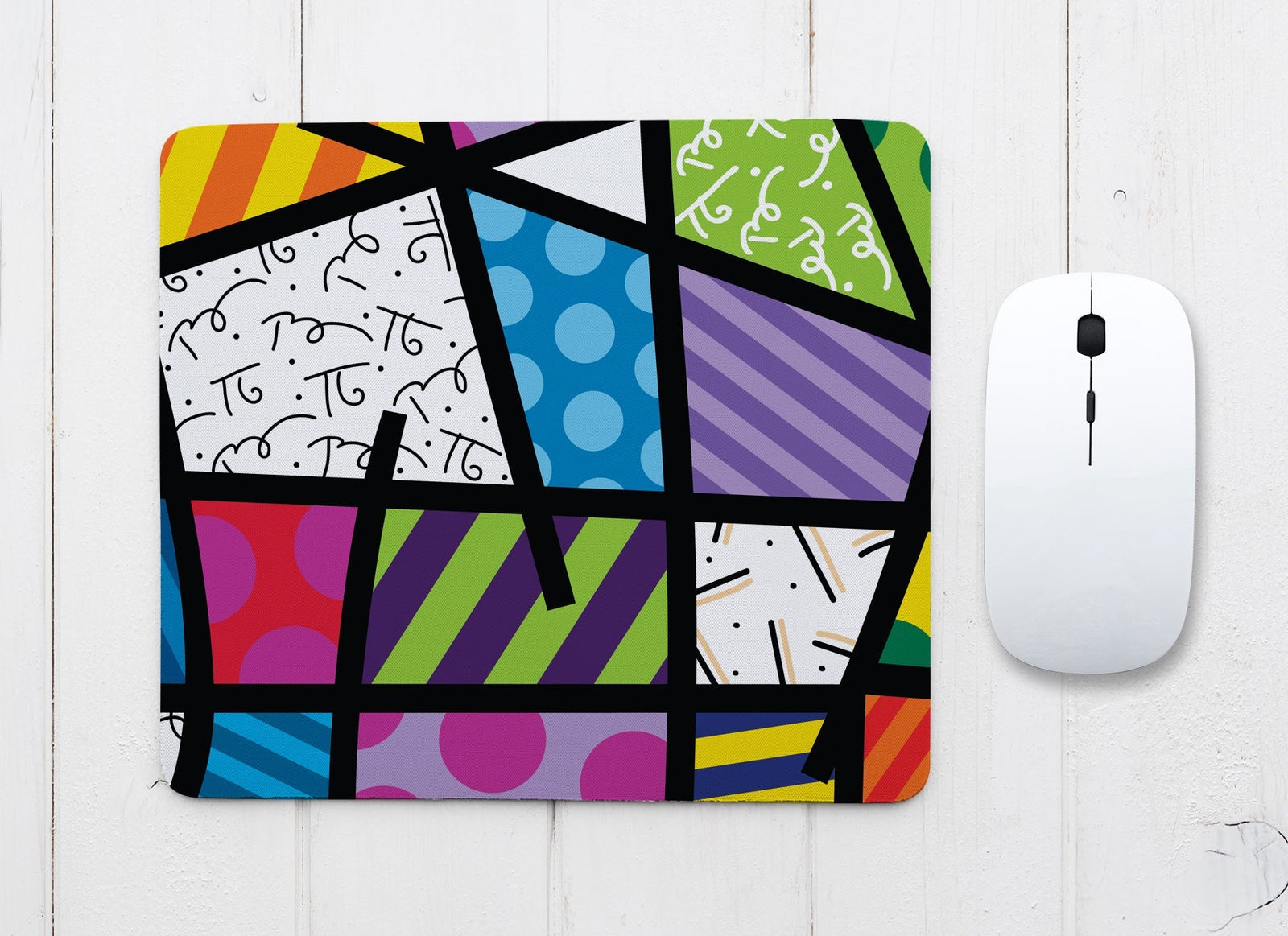 Romero Britto britto mouse pad colorful landscape  colorful pop art design
