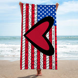 BRITTO® BEACH TOWEL - Limited Edition - AMERICAN FLAG