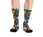 BRITTO SOCKS UNISEX - BEST FRIENDS (ONE SIZE)