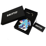 BRITTO® KEYCHAIN & BAG CHARM - AZUL DOG