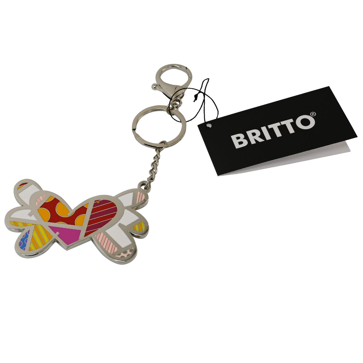 Romero Britto britto keychain bag charm flying  colorful pop art design