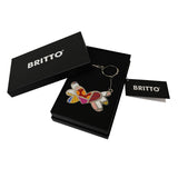 BRITTO KEYCHAIN & BAG CHARM - FLYING HEART