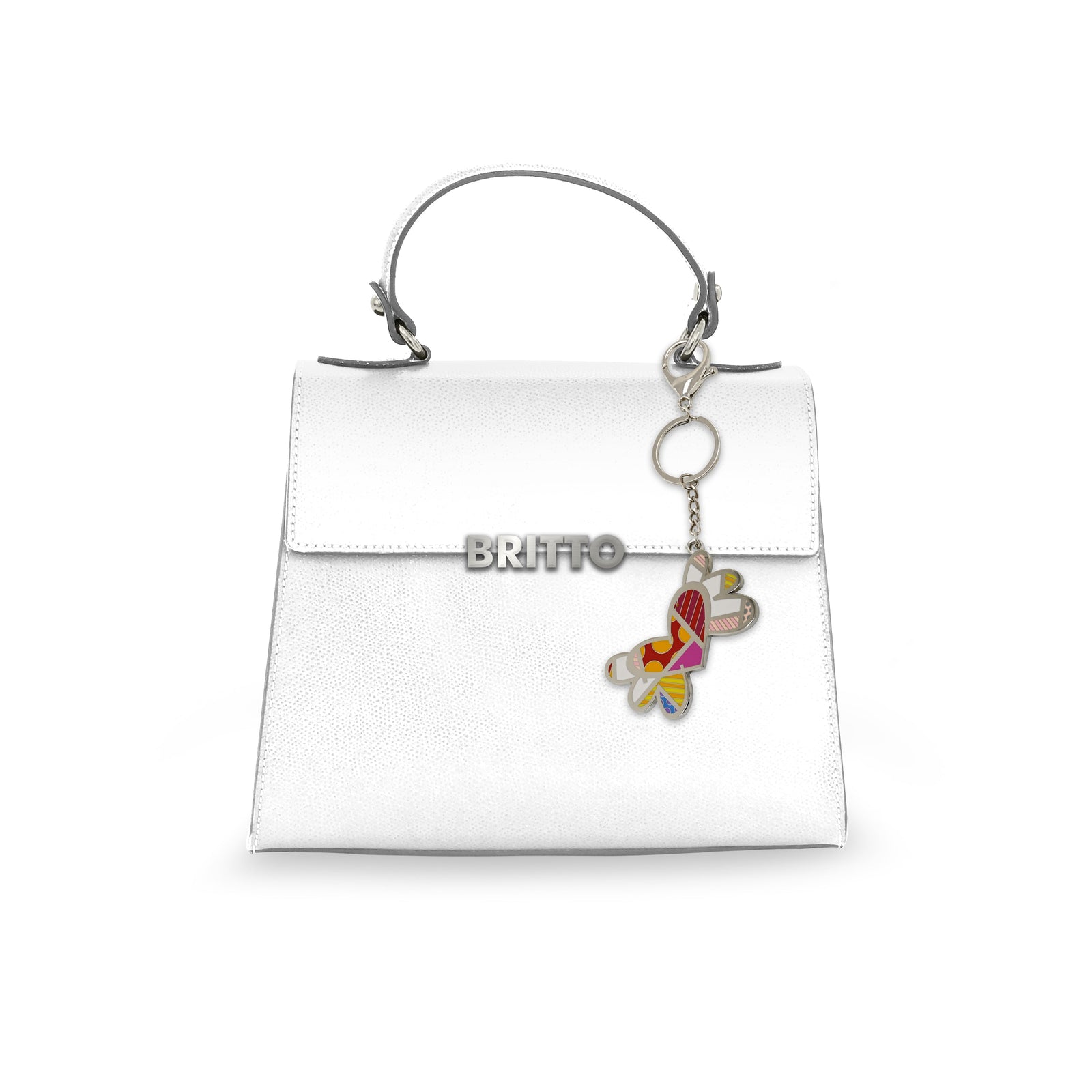 britto keychain bag charm flying  artistic colorful design collectible
