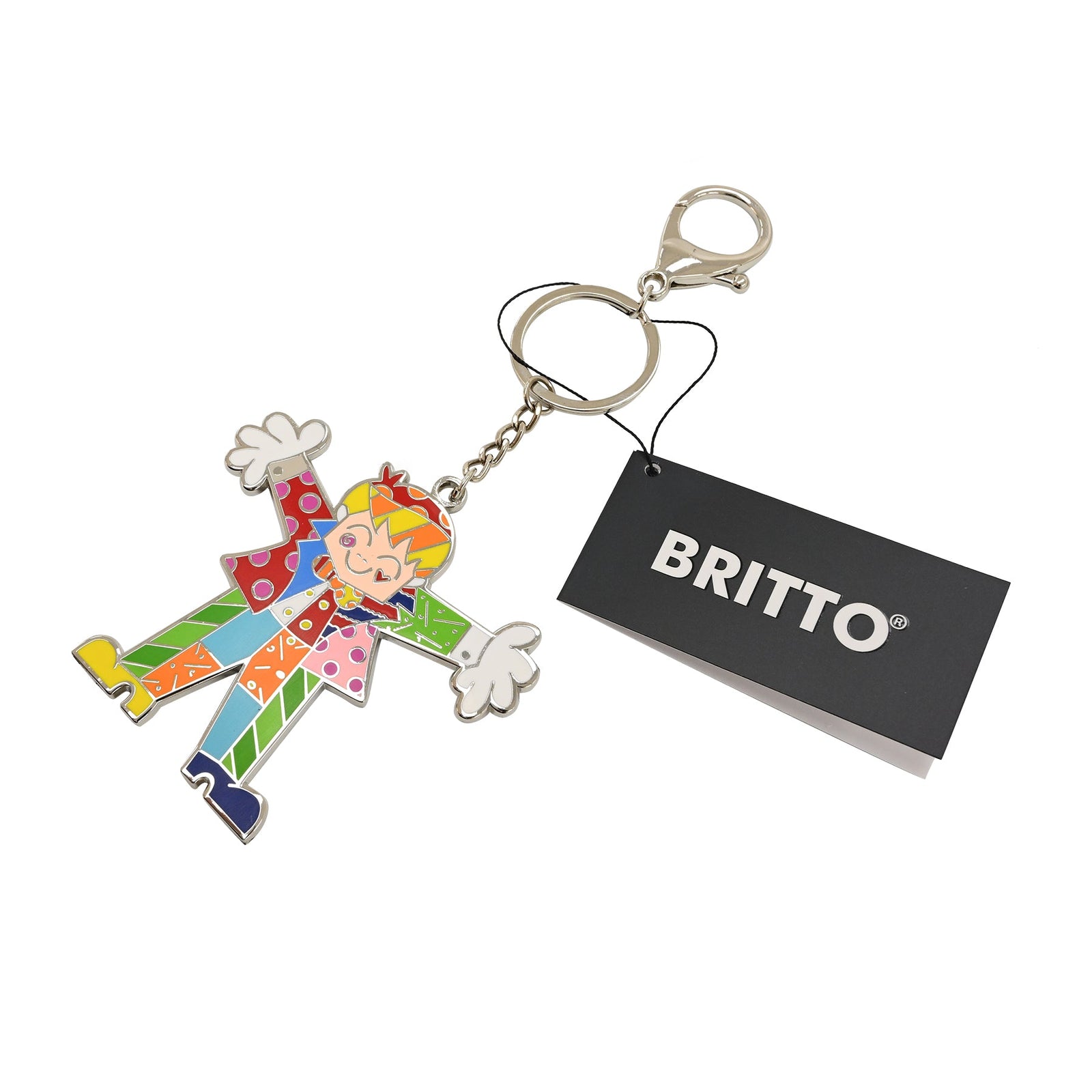 Romero Britto britto keychain bag charm the  colorful pop art design