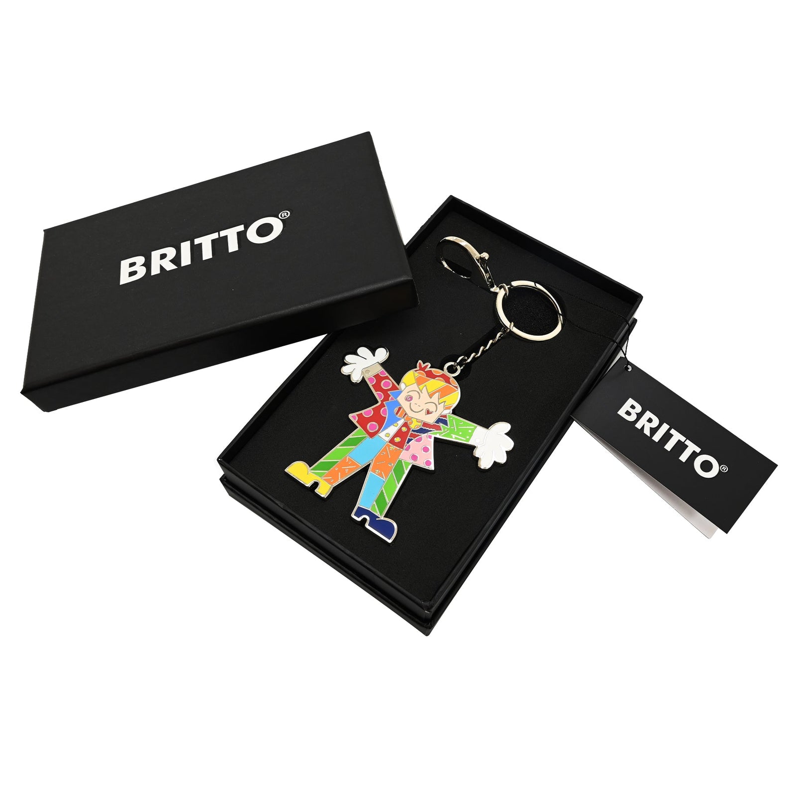 Romero Britto britto keychain bag charm the  colorful pop art design