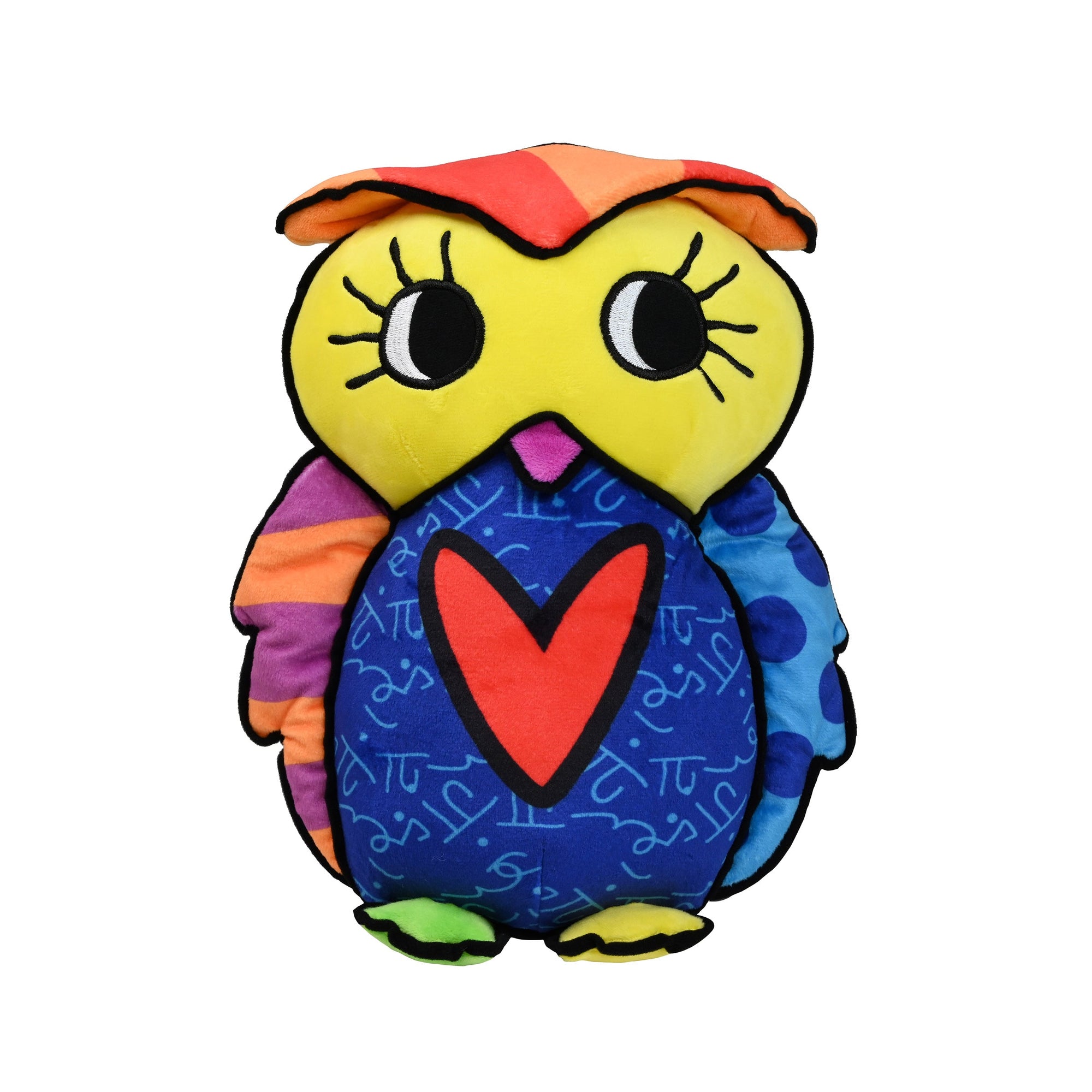Romero Britto Wisely The Owl ぬいぐるみ Wisely The Owl Britto Plush - Shop Britto