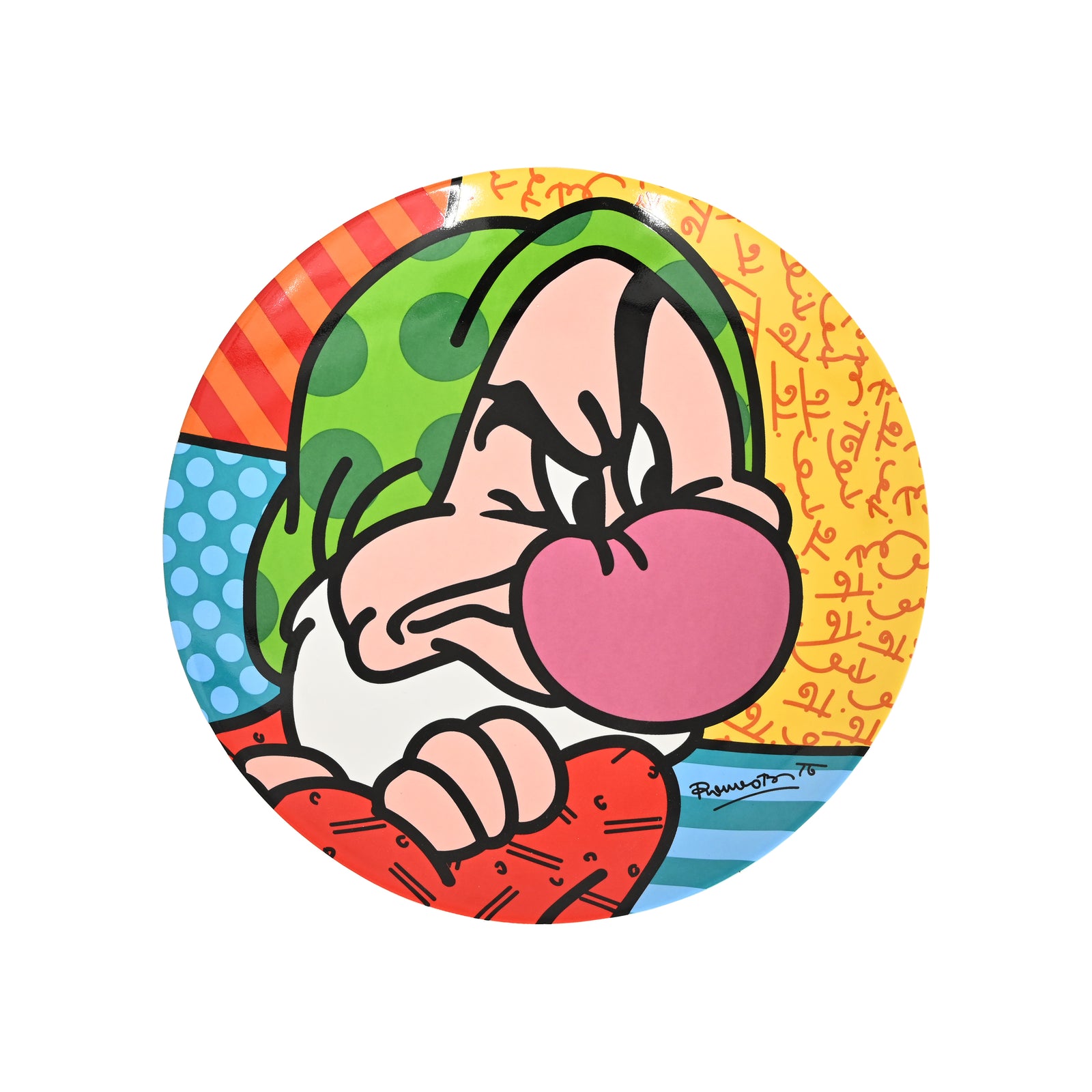 Grumpy Plate - Disney By Britto