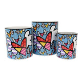 HEARTS WITH WINGS - Nesting Canisters Set