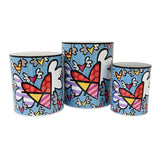 HEARTS WITH WINGS - Nesting Canisters Set