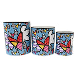 HEARTS WITH WINGS - Nesting Canisters Set