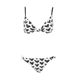 BRITTO® Bikini Set Lucy - Black Hearts