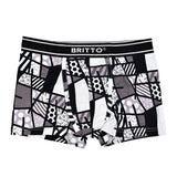 BRITTO® Boxer Briefs - BLACK & WHITE LANDSCAPE - Pack of 2