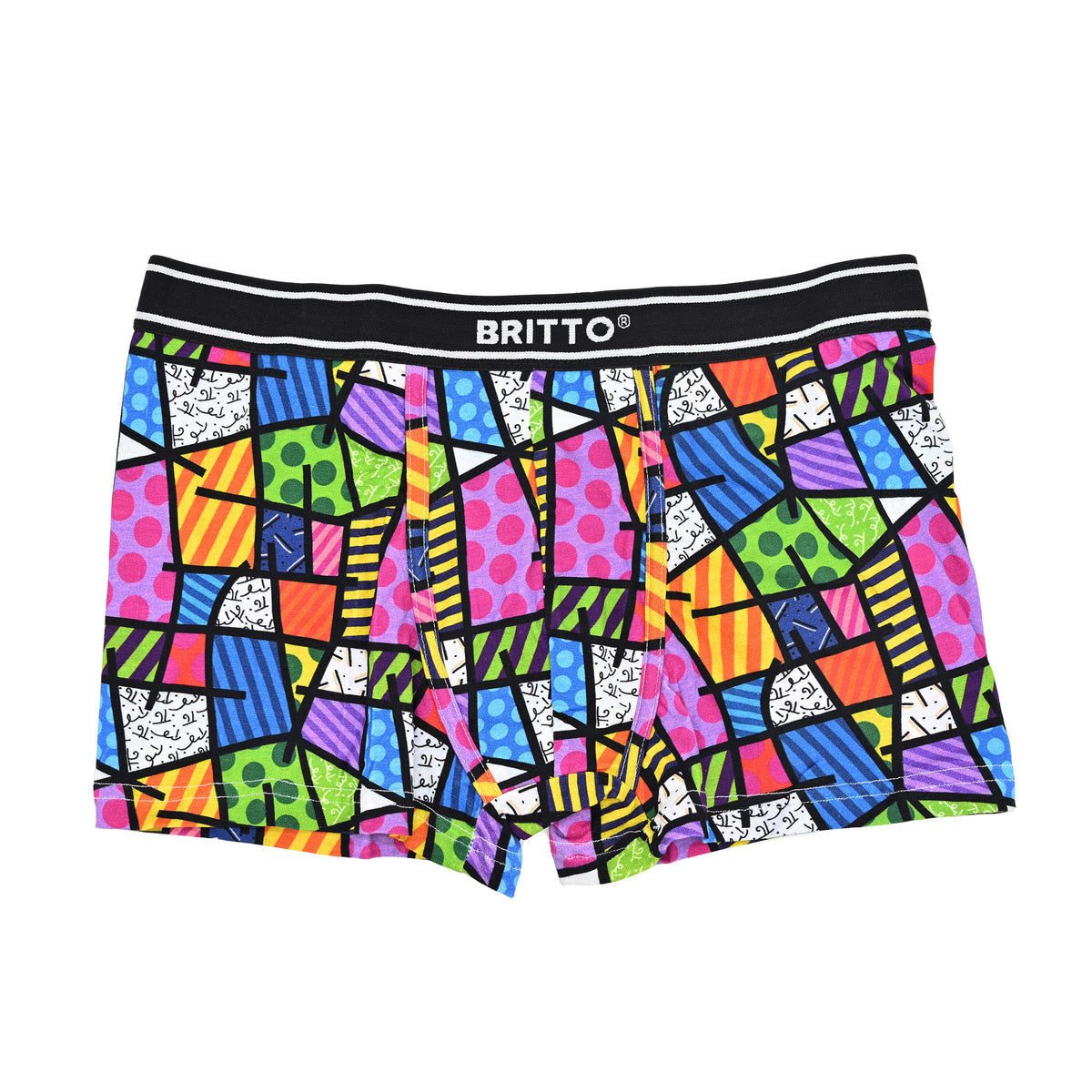 Romero Britto britto boxer briefs colorful landscape  colorful pop art design