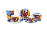 BRITTO® ESPRESSO COFFEE CUP & SAUCER PLATE - New Day