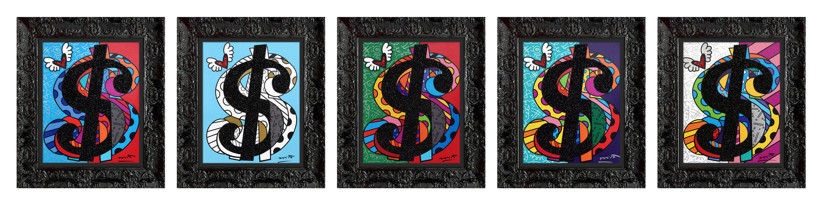 cream series master pentaptych limited  colorful decorative collectible gift idea