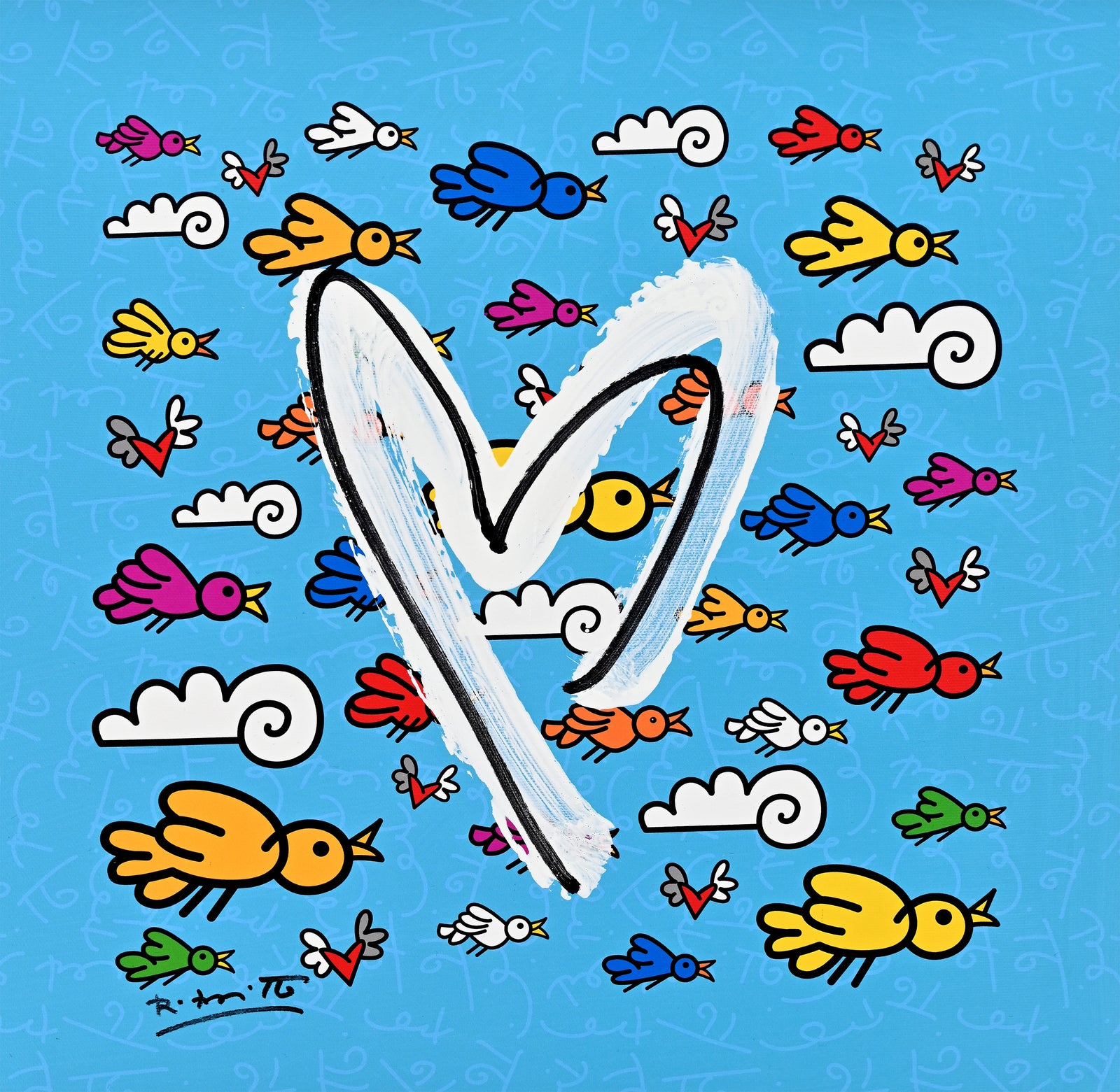 Heartbeat - Mixed Media Original