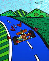 RACE CAR -  Mixed Media Original *SOLD*