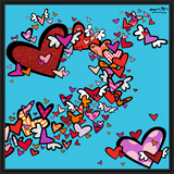 FLOW III (HEARTS) - Limited Edition Print