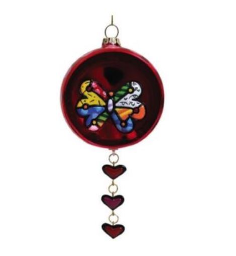 BUTTERFLY - Glass Ball Ornament