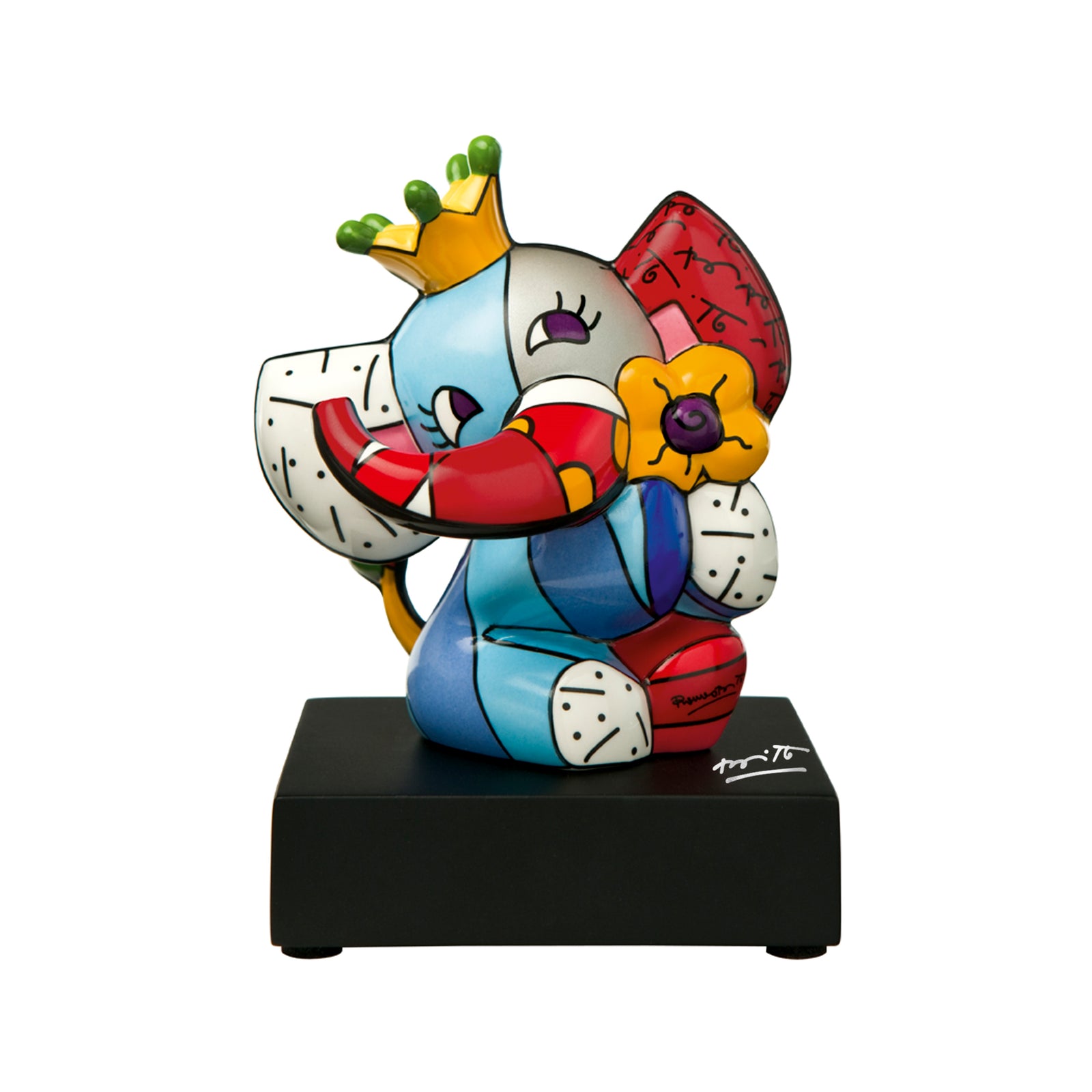 SPRING ELEPHANT - Small Fine Porcelain