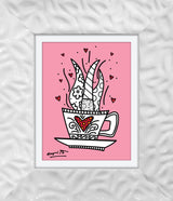 GOOD MORNING (PINK)  - Limited Edition Print