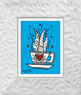 GOOD MORNING (BLUE)  - Limited Edition Print