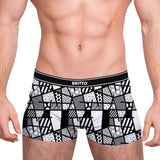 BRITTO® Boxer Briefs - BLACK & WHITE LANDSCAPE - Pack of 2