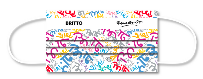 BRITTO® Limited Edition - FACE MASK - Brittos (White) 5-Pack