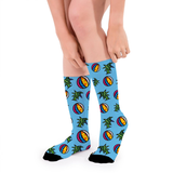 BRITTO® SOCKS - UNISEX - MIAMI (BLUE) (ONE SIZE)