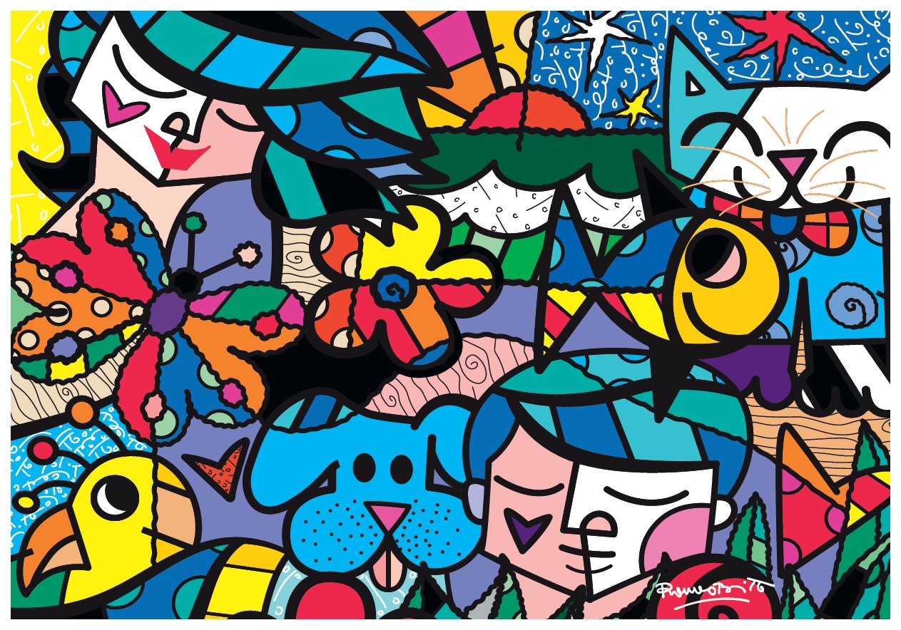 Britto Garden Britto Puzzle 1000 Pieces