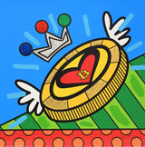 THE BRITTO COIN -  Mixed Media Original
